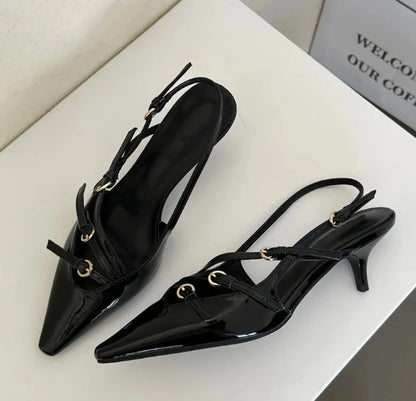 Women's Buckle Strap Pumps